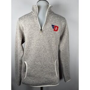 Women's University of Dayton Flyers Charles River Quarter Zip Fleece Size Small